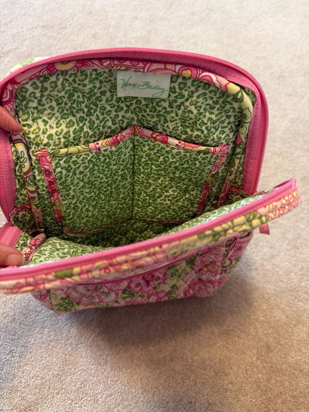 Vera Bradley Discontinued Petal Pink Backpack - Picture 3 of 3